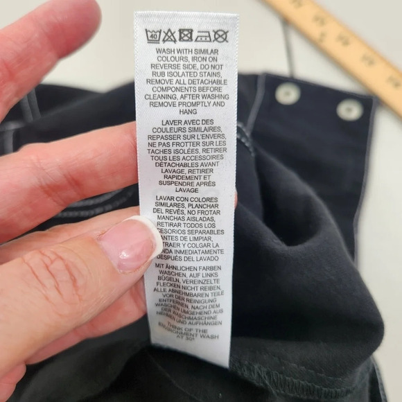 ASOS Black Lace Up Goth Steampunk Mini Skirt Side Zip  Size US 6 NEW - Picture 7 of 12